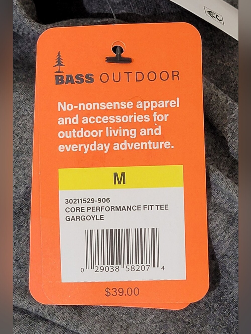 $39 BASS OUTDOOR Mens Core Performance T-Shirt - Picture 8 of 8
